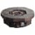 Peaktop Round Propane Gas Fire Pit in Slate Perspective: front