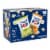 SkinnyPop Popcorn, Original and Dairy Free White Cheddar, 0.5oz Snack Size Bags (18 Count) Perspective: front