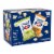 SkinnyPop Popcorn, Original and Dairy Free White Cheddar, 0.5oz Snack Size Bags (18 Count) Perspective: front