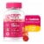 SmartyPants Women's Plus Multivitamin & Omegas Gummies with Vitamins C, D3, B12 & Zinc Perspective: front