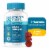 SmartyPants Men's Plus Multivitamin & Omegas Gummies with Vitamins C, D3, B12 & Zinc Perspective: front