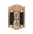 Oak and Reed Weighted Metallic Jump Rope, Rose Gold Perspective: front