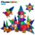 PicassoTiles 80 Piece Magnetic Building Block Set w Car Perspective: front