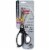 Plus All-Purpose Curved Blade Scissors 8 -Black Perspective: front