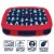 Bentgo Kids Durable & Leak Proof Rocket Children's Lunch Box - Red/Navy Perspective: front