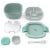 Bentgo® Salad Container - Coastal Aqua Perspective: front