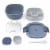 Bentgo Salad On-The-Go Food Container - Slate Perspective: front