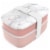 Bentgo Classic On-The-Go Food Container - Blush Marble Perspective: front