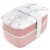 Bentgo Classic On-The-Go Food Container - Blush Marble Perspective: front