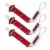 Louisville Pacifier Clip 3 Pack Perspective: front