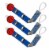 Dallas Mavs Pacifier Clip 3 Pack Perspective: front