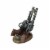 Wild West Wine Cowboy Six-Shooters Tabletop Wine Bottle Holder Perspective: front