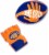 The Grab by Swerve Ball -Super Grip Football Perspective: front