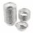 Aluminum Foil Pie Pans 100-Piece Round Disposable Tin Pans for Baking, Roasting Perspective: front