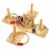 Ring Toss Throw Game - 6 Rope Rings and 2 Wooden Boards - Fun Party Game Perspective: front