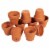 Terra Cotta Pots - 10-Count Terracotta Pots, 2.6-Inch Mini Flower Pots Perspective: front