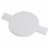 Parchment Paper Rounds with Lift Tabs (White, 8 In, 100-Pack) Perspective: front