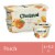 Chobani® Peach on the Bottom Nonfat Greek Yogurt Cups Perspective: front