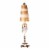 Lucas McKearn Birdland 1-light Crystal Table Lamp in Black/Gold Stripes Perspective: front