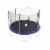 Skywalker Trampolines 12 Foot Round Outdoor Trampoline with Enclosure, Blue Perspective: front