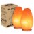 Himalayan Glow Pink Salt lamp With Neem Wooden Base, (ETL Certified) Dimmer Switch, 4-7 LBS  Perspective: front