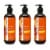 Natural Solution Body Wash, Nutrition & Protection, Honey & Himalayan Pink Salt - Pack of 3 Perspective: front