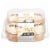 Antonina's Artisan Bakery Gluten Free Yellow Decorated Cupcakes Perspective: front