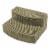 Good Ideas Sora Steps Lightweight Outdoor and Indoor Storage Step, Sandstone Perspective: front