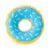 ZippyPaws® Blueberry Donutz Plush Dog Toy Perspective: front