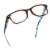 Readerest Brown/Blue Light Blocking Reading Glasses (0.00 Magnification) Computer Glasses Perspective: front