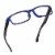 Readerest Blue/Black Reading Glasses, 0.00 Magn. Computer Glasses, Anti Glare, Eyestrain, UV Perspective: front