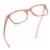 Readerest Beige/Pink Blocking Reading Glasses (3.75 Magnification) Perspective: front