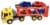 Sunny Days Maxx Action Trucks Long Haul Vehicle Transportation Playset Perspective: front