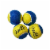 Midlee Mini Dog Tennis Balls - Blue/Yellow- Pack of 4 Perspective: front
