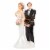 Juvale Fun Wedding Couple Figures Decorations Cake Topper - Bride Tied up Groom Figurines Perspective: front