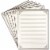 96 Sheets of Vintage Lined Stationery Paper, Letter Size (8.5 x 11 In) Perspective: front