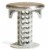 SinkShroom Drain Protector in Nickel Perspective: front