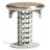 SinkShroom Drain Protector in Nickel Perspective: front