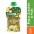 Happy Baby Organics Clearly Crafted Pears Zucchini & Peas Stage 2 Baby Food Pouch Perspective: front