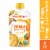 Happy Tot Oatmilk Pudding Stage 4 Toddler Snack Oatmilk Mangos Pineapples & Coconutmilk Pouch Perspective: front
