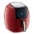 GoWISE USA 5.8-QT 8-in-1 Digital Air Fryer, Chili Red Perspective: front