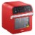 GoWISE USA Deluxe 12.7-Quarts 15-in-1 Electric Air Fryer Oven, Red Perspective: front