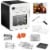 GoWISE USA Ultra 12.7-Quart Electric Air Fryer Oven, Silver/Black Perspective: front