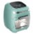 GoWISE USA 11.6-Quart Air Fryer Toaster Oven, Vibe, Mint/Silver Perspective: front