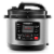 GoWISE USA 6-Quart 12-in-1 Multi-Use Programmable Pressure Cooker, Stainless Steel Perspective: front