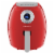 GoWISE USA 3.7-Quart Digital Air Fryer, Red Perspective: front