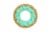 Bestway® H2O Go!® Sweet Donut Swim Ring Perspective: front
