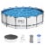 Bestway Steel Pro MAX 15'x42 Round Above Ground Swimming Pool with Pump & Cover Perspective: front