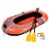 Bestway Kondor 2000 77 x 45 Inch Inflatable Raft Boat Set with Oars and Pump Perspective: front