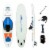 Bestway Hydro-Force Cap SUP Inflatable White Paddle Board Perspective: front